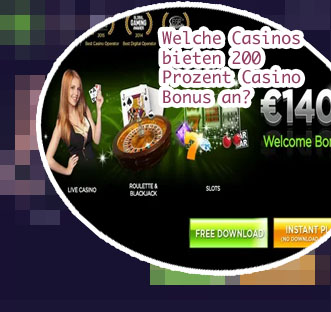 Online casino 200 welcome bonus