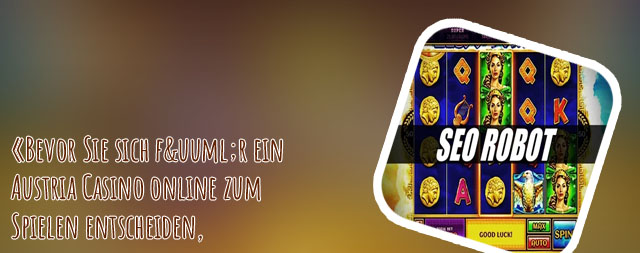 Slots mit den meisten gewinnen Austria